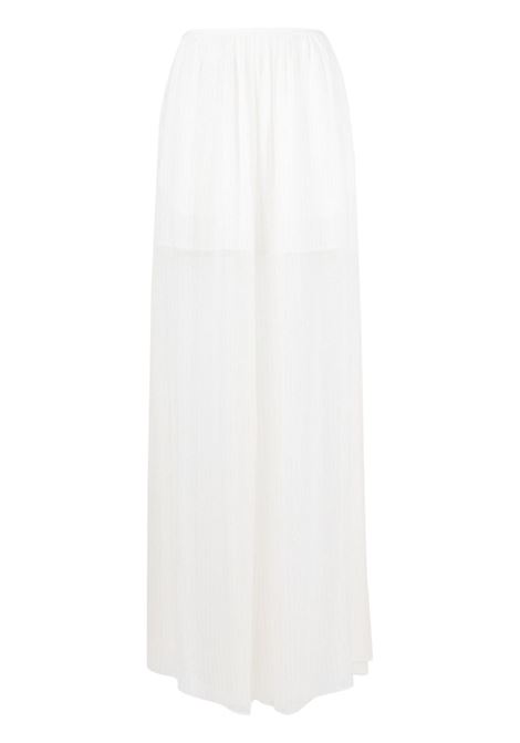 Pantaloni con vita elasticizzata  in bianco - donna ROCHAS | ROWW30081F101