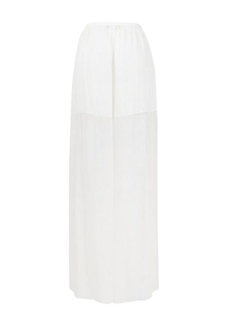Pantaloni con vita elasticizzata  in bianco - donna ROCHAS | ROWW30081F101
