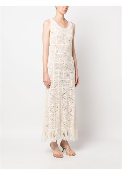 Beige salerno crochet-design dress - women  RODEBJER | 22006341517