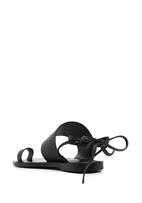 Black single toe-strap sandals- women  RODEBJER | 25501479999