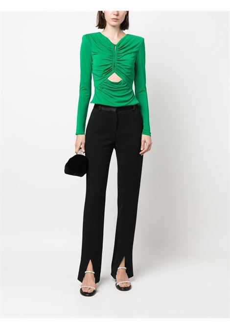 Top con ruches in verde - donna ROLAND MOURET | RMRS23033TG