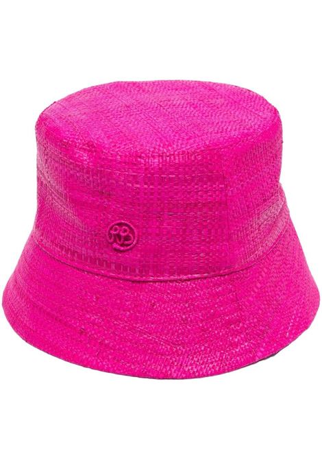 Pink embroidered-logo bucket hat - women RUSLAN BAGINSKIY | BCT038STRRWRBPNK