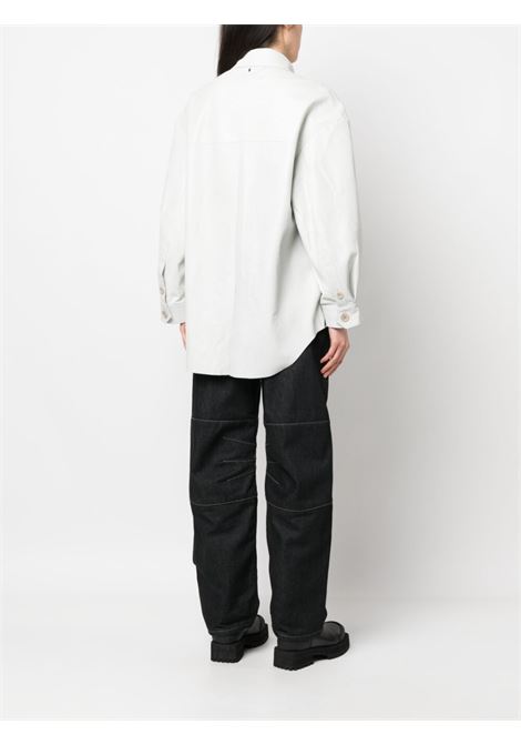 White oversized shirt jacket - women SALVATORE SANTORO | 44030DIVRY