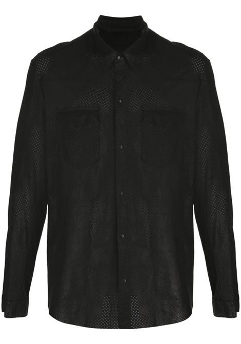 Black button-down shirt jacket - men SALVATORE SANTORO | 44528UMIFEBLK