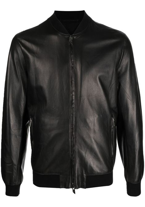 Black logo-charm jacket - men SALVATORE SANTORO | 44538UGLOVBLK