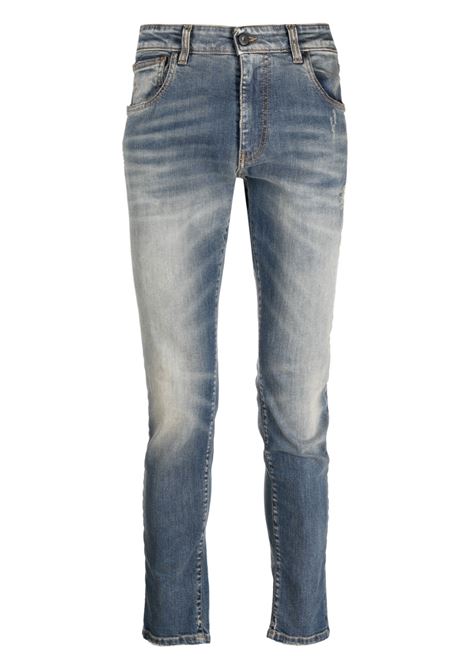 Blue low-rise skinny jeans - men SALVATORE SANTORO | 44571UDENTRSHBL