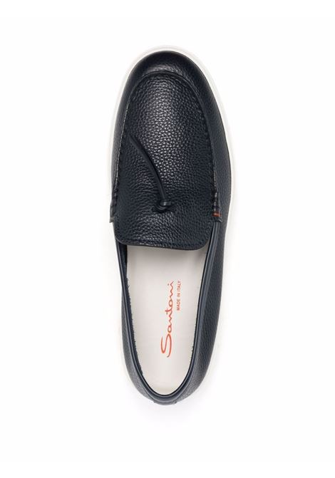 Blue slip-on loafers - men SANTONI | MBCD21439BARCMMDU55