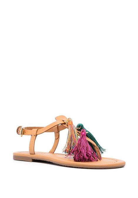 Multicolour tassle flat sandals - women SEE BY CHLOÉ | SB40050A533