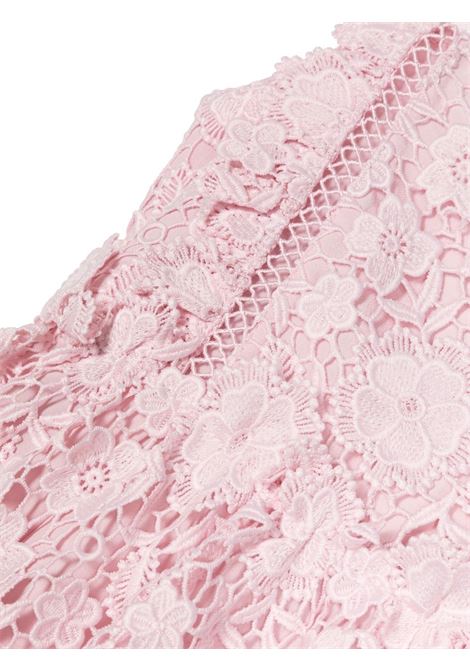 Light pink lace-detail dress - kids SELF-PORTRAIT kids | RS23739SP