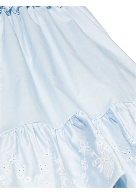 Light blue embroidered dress - kids SELF-PORTRAIT kids | RS23741MBL