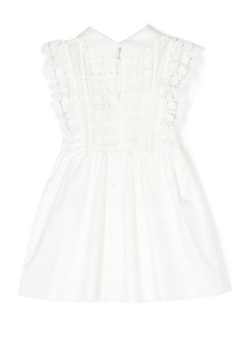 White lace-design dress - women SELF-PORTRAIT kids | RS23742SW