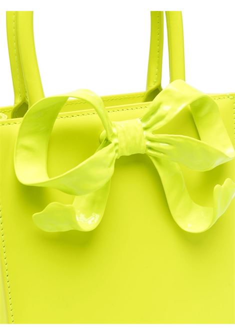 Yellow bow-detail tote bag - women SELF-PORTRAIT | RS23303Y