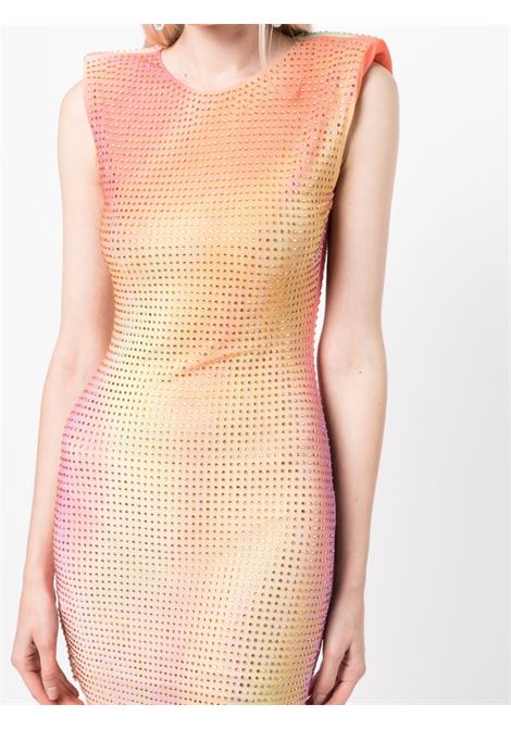 Multicolored rhinestone-embellished mini dress- women SELF-PORTRAIT | SS23123SMU