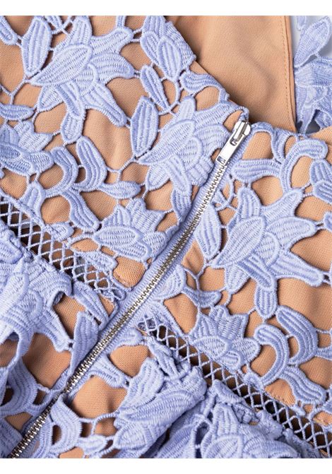 Purple azaelea lace minidress - women SELF-PORTRAIT | SS23171SLL