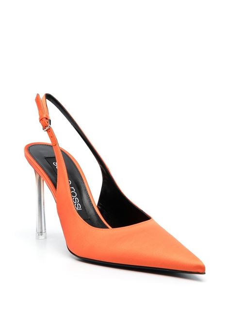 Orange slingback pointed-toe pumps - women SERGIO ROSSI | B01800MFI6561446546