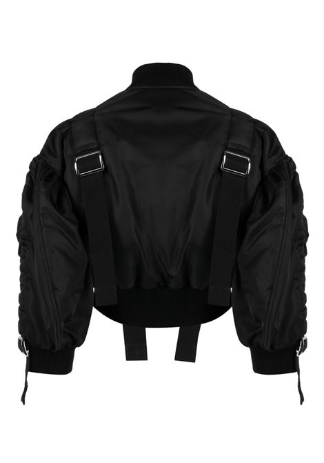 Black cropped bomber jacket - women SIMONE ROCHA | 60511002BK