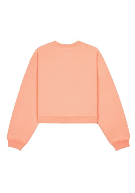 Coral pink logo-print sweatshirt - women SPORTY & RICH | CR836PE