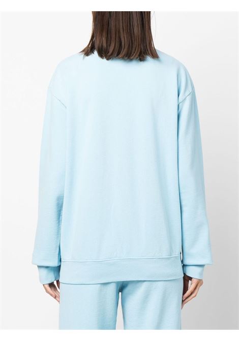 Blue text-print sweatshirt - women SPORTY & RICH | CR843HO