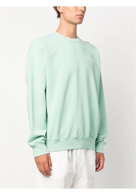 Mint green logo-print sweatshirt - unisex SPORTY & RICH | CR867JD