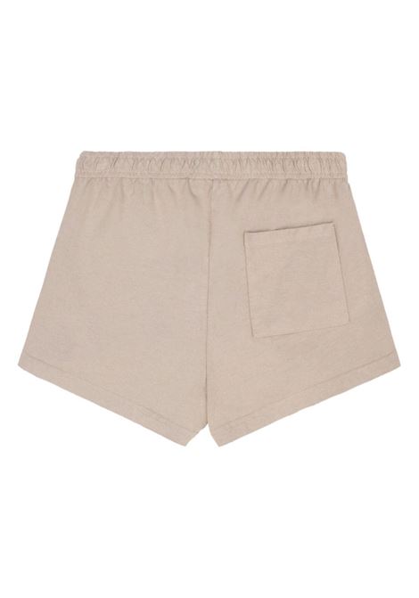 Grey logo-print elasticated-waistband shorts - women SPORTY & RICH | SH833EL