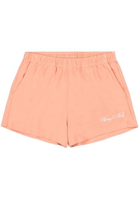 Shorts con stampa in rosa -  donna