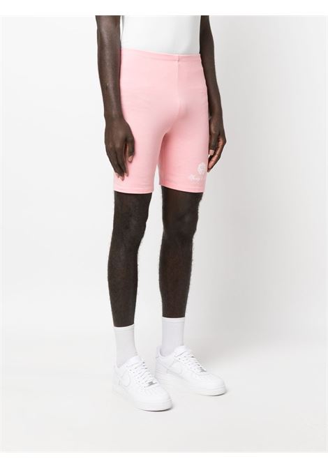 Shorts da ciclismo con stampa in rosa - donna SPORTY & RICH | SH842RO