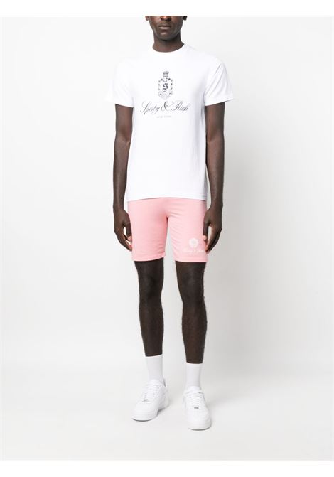 Shorts da ciclismo con stampa in rosa - donna SPORTY & RICH | SH842RO