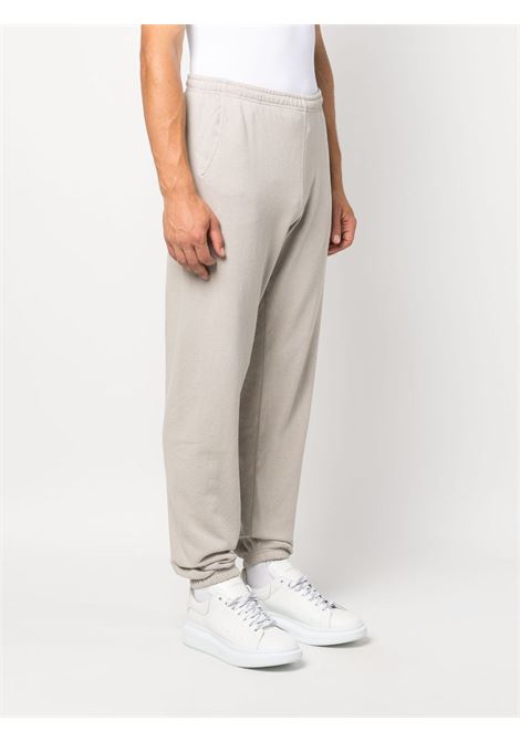 White logo-print jersey-fleece track trousers - unisex SPORTY & RICH | SW862DV