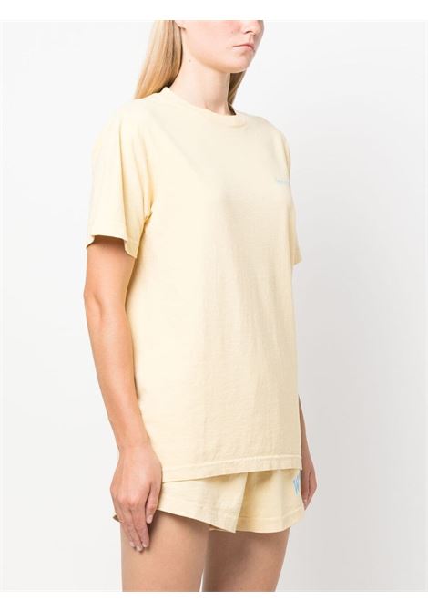 T-shirt con stampa in beige - unisex SPORTY & RICH | TS848AL