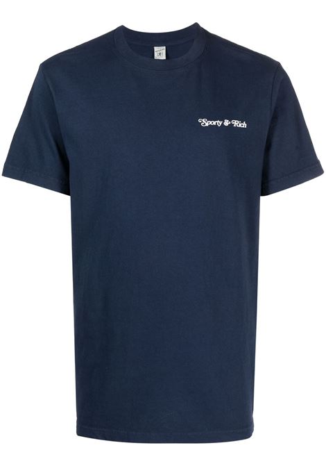 Blue Self Love Club T-shirt - unisex SPORTY & RICH | TS864NA
