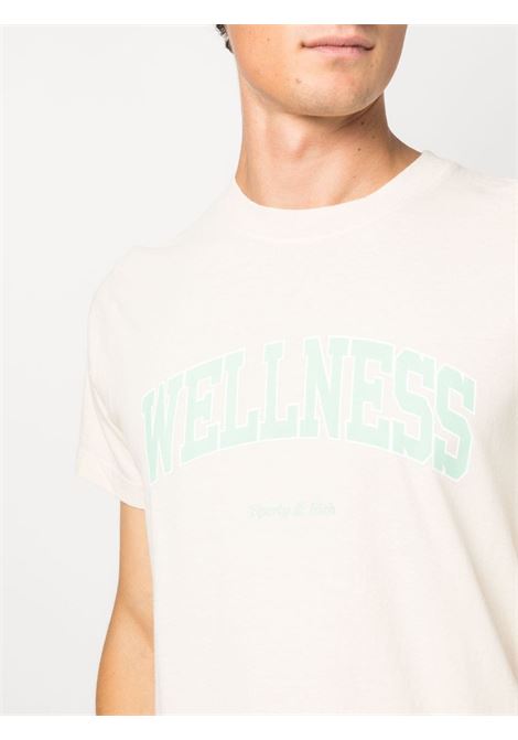T-shirt Wellness Ivy in bianco - unisex SPORTY & RICH | TS866CR