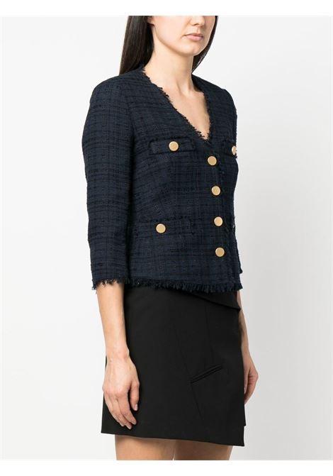 Blazer with gold buttons in blue - women TAGLIATORE | DHARMA160018B1233