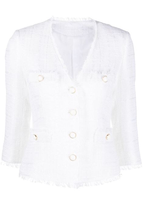 Blazer with gold buttons in white - women TAGLIATORE | DHARMA160018X1213
