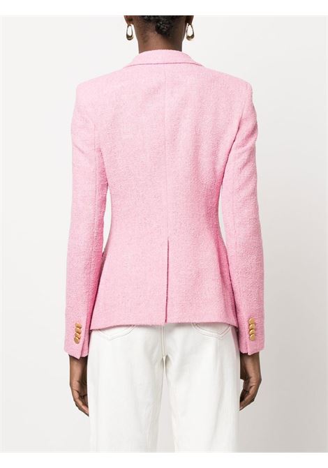 Pink double-breasted tailored blazer - women TAGLIATORE | JALBAR340197EY825