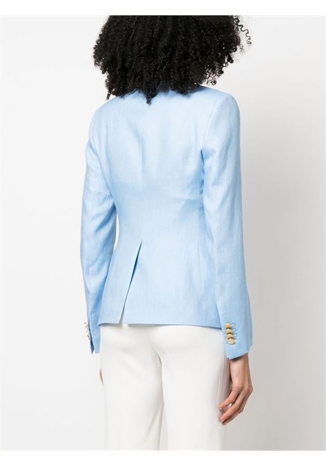 Light blue double-breasted tailored blazer - women TAGLIATORE | JCORAL1EK340021EI973