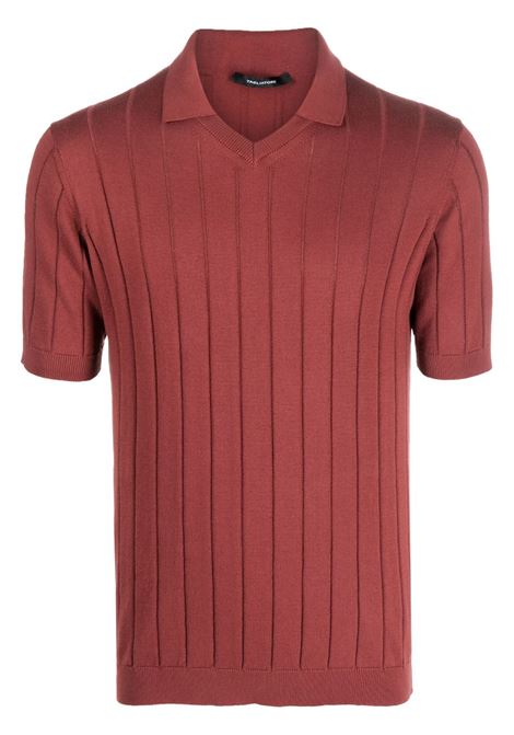 Short sleeve polo in red - men TAGLIATORE | JUDEPWE230123E286932