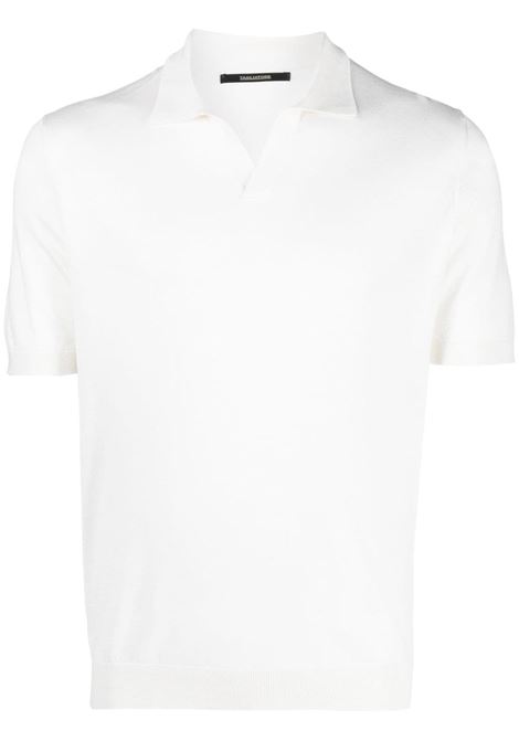 Short sleeve polo in white - men TAGLIATORE | KEITHGSE2303005