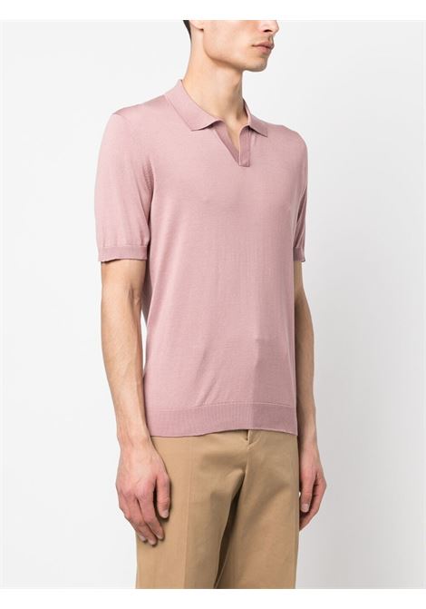 Short sleeve polo in pink - men TAGLIATORE | KEITHGSE2303216