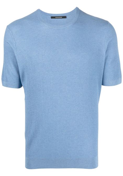 T-shirt a girocollo in blu - uomo TAGLIATORE | RUPERTGSE0323E216736