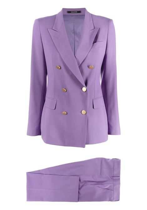 Purple double-breasted tailored suit - women TAGLIATORE | TPARIGI10BS340205EL875