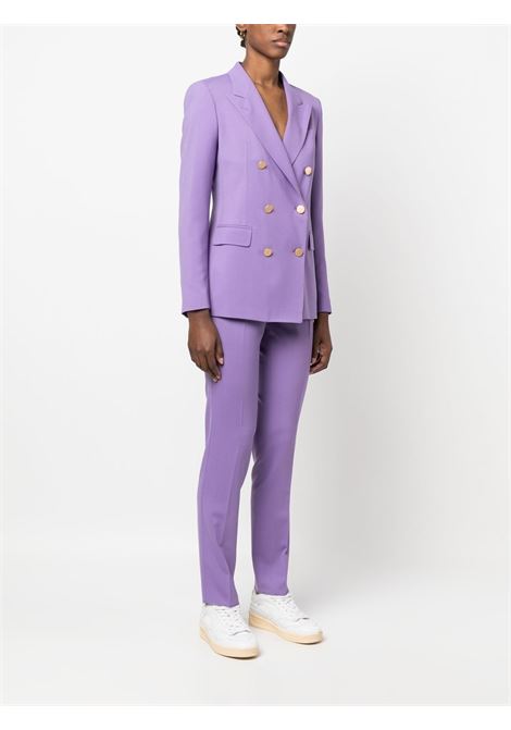 Purple double-breasted tailored suit - women TAGLIATORE | TPARIGI10BS340205EL875
