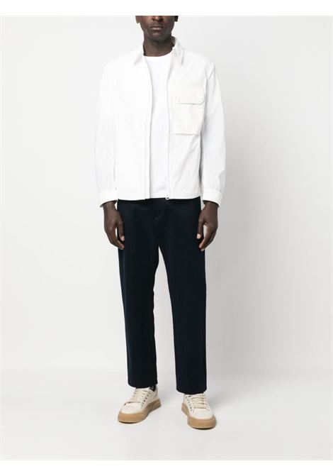 White zip-up jacket - men  TEN C | 23CTCUC04111100