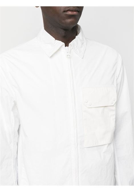 White zip-up jacket - men  TEN C | 23CTCUC04111100