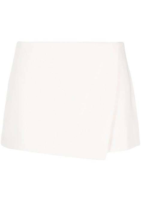 White wrap low-rise mini skirt - women THE ANDAMANE | T130303BTNP171104
