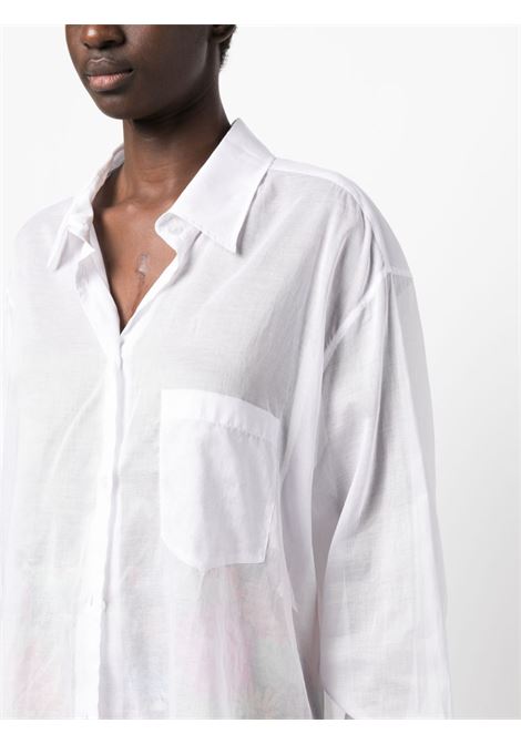 White Georgiana shirt - women THE ANDAMANE | TM130901DTNC108WHT