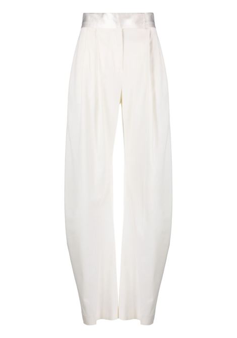 White tapered trousers - women THE ATTICO | 232WCP102W041D043