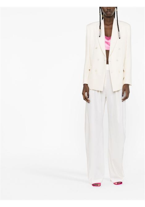 White tapered trousers - women THE ATTICO | 232WCP102W041D043