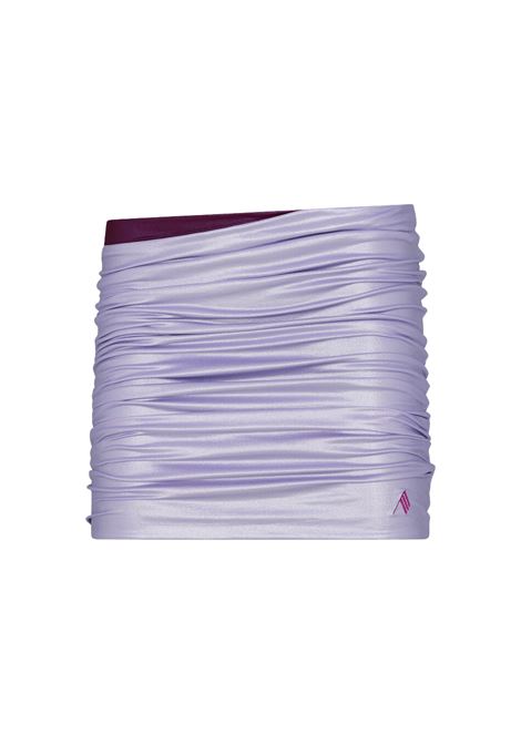 Lilac metallic sheen skirt - women THE ATTICO | 233WBB09PA32287