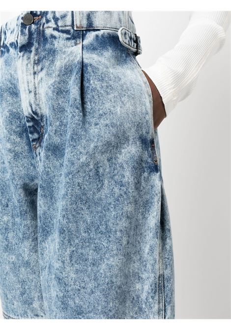 Light blue high-waisted Shobak jeans - women THE MANNEI | SHOBAKJEANSBL