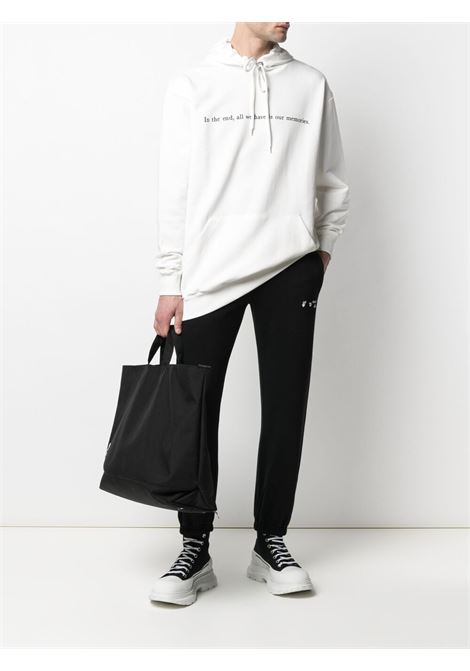 White graphic-print sweatshirt - men  THROWBACK | TBSMEMORIESWHT
